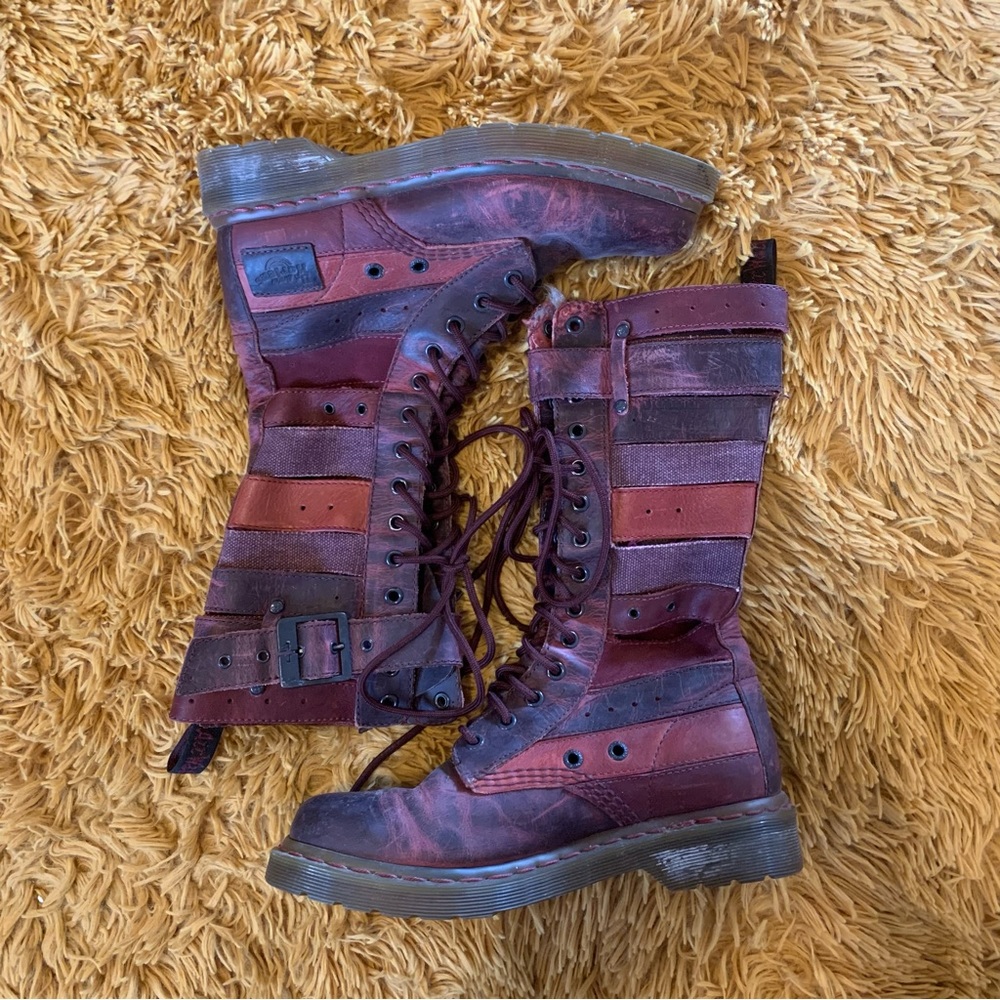 VINTAGE RARE Dr. Martens Thema Oxblood Boots